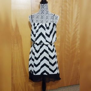 City Triangles Spaghetti Strap hi/lo dress sz lg